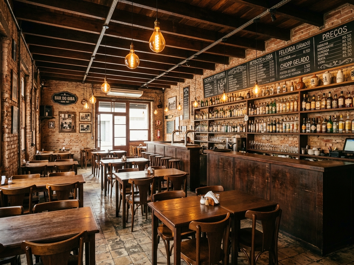 Ambiente do Bar do Giba